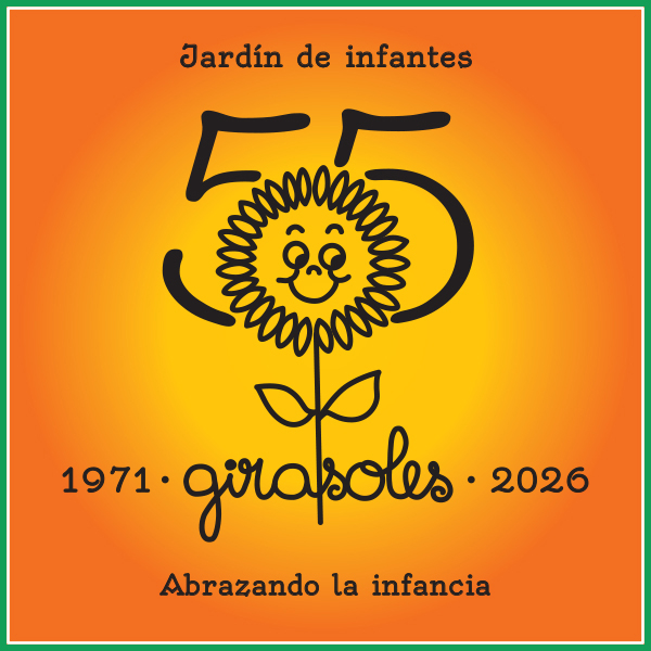 Jardín de infantes Girasoles: 55 años, 1971–2026. Abrazando la infancia.